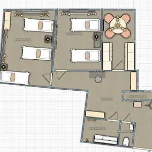 Apartament Two-bedroom 'taupe'